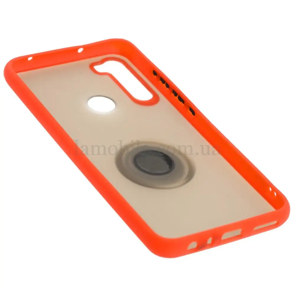 Чохол для Xiaomi Redmi Note 8T LikGus Maxshield Ring червоний