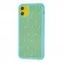Чохол для iPhone 11 Silicone Weaving бірюзовий