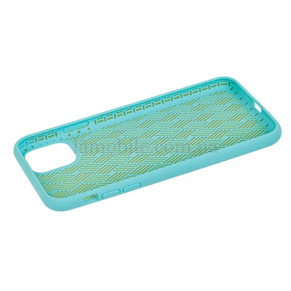 Чохол для iPhone 11 Silicone Weaving бірюзовий