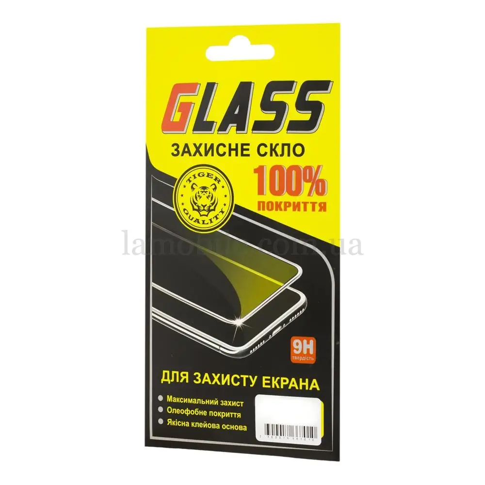 Захисне скло для iPhone 6/6s Full Glue Люкс чорне