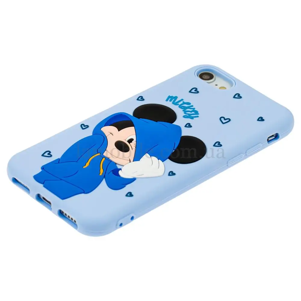 Чехол 3D для iPhone 7 / 8 Disney Mickey Mouse sky blue