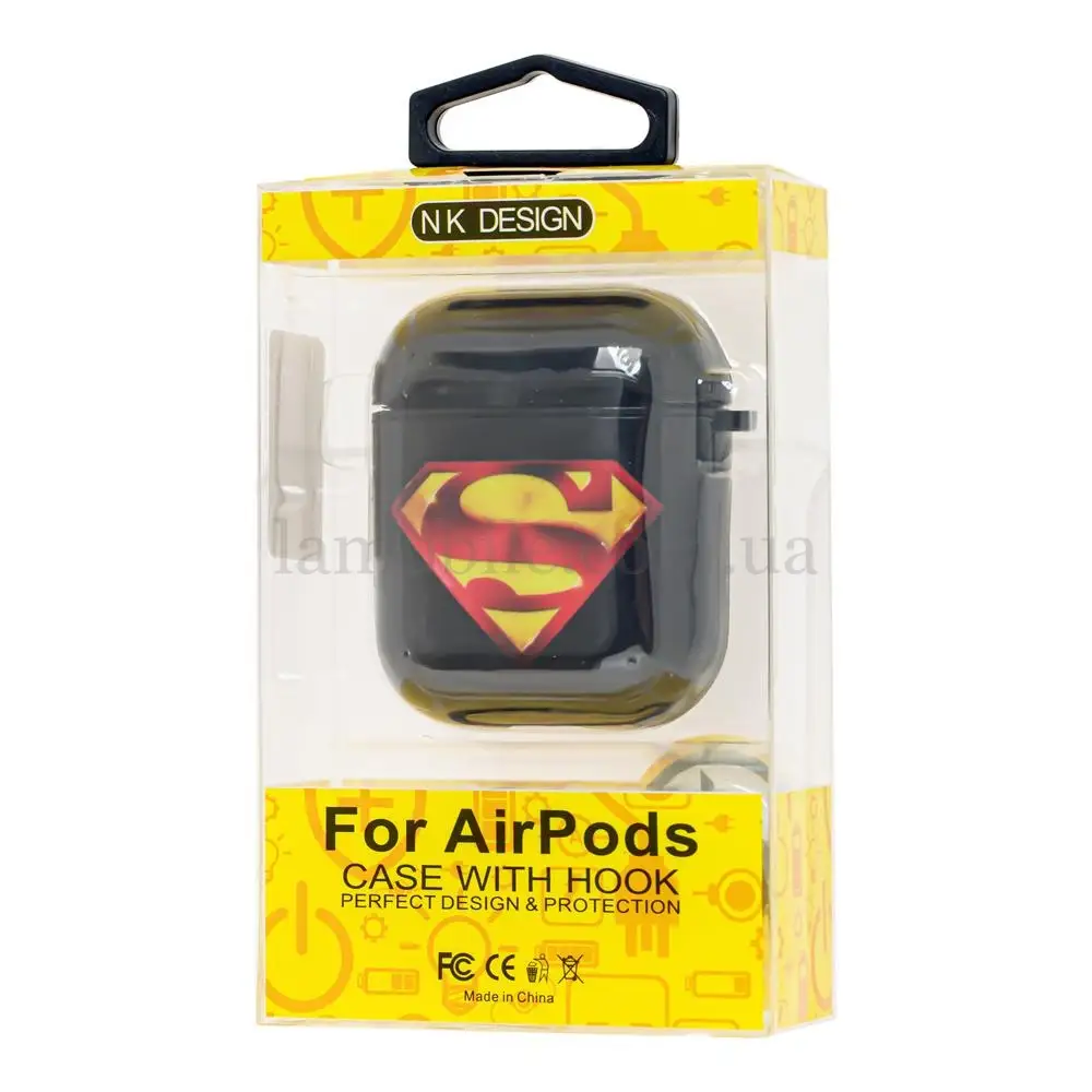 Чохол для AirPods Young Style superman чорний