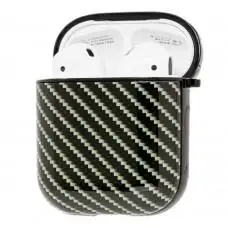 Чохол для AirPods Young Style carbon чорний