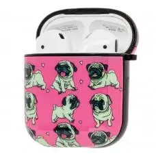 Чохол для AirPods Young Style dog рожевий