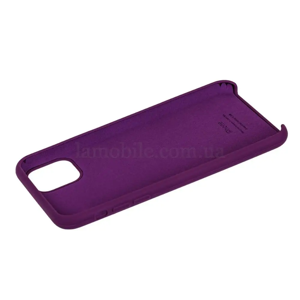 Чехол silicone для iPhone 11 Pro Max case виноград