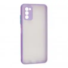 Чехол для Samsung Galaxy A03s (A037) LikGus Totu camera protect сиреневый
