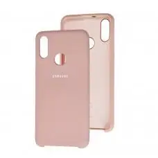 Чохол для Samsung Galaxy A10s (A107) Silky Soft Touch блідо-рожевий