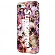 Чехол Ibasi Flowers для iPhone 7 / 8 матовое покрытие supreme the north face