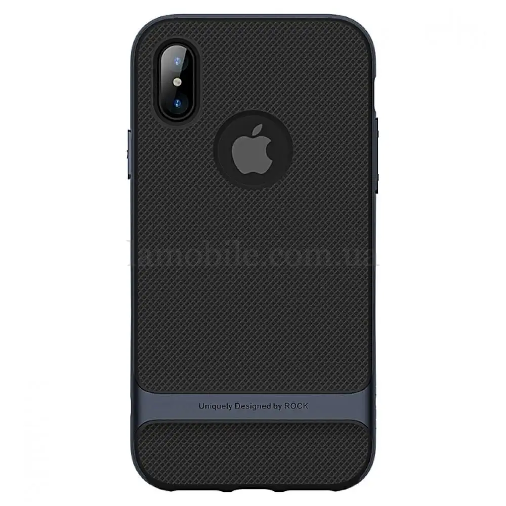 Чохол Rock Royce Series для iPhone X / Xs чорно-синій