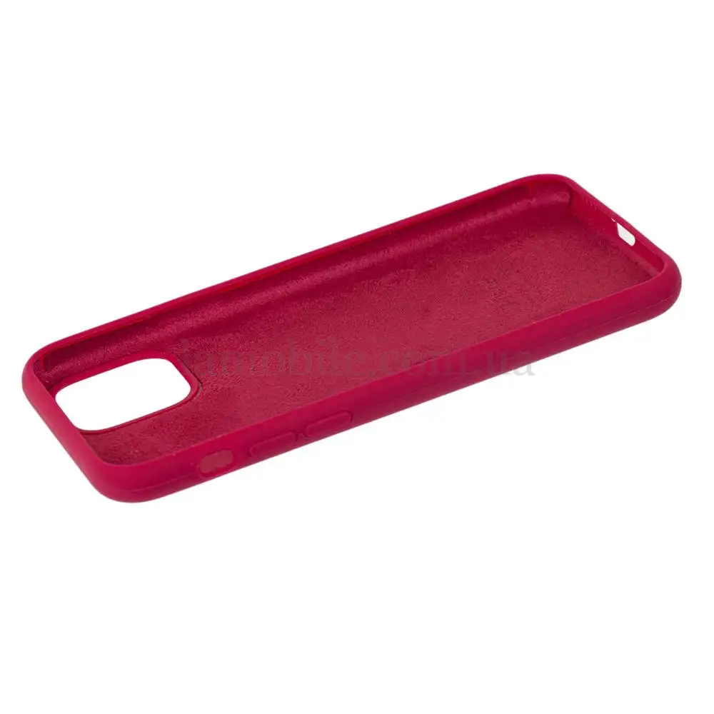 Чехол для iPhone 11 Silicone Full красный / rose red 