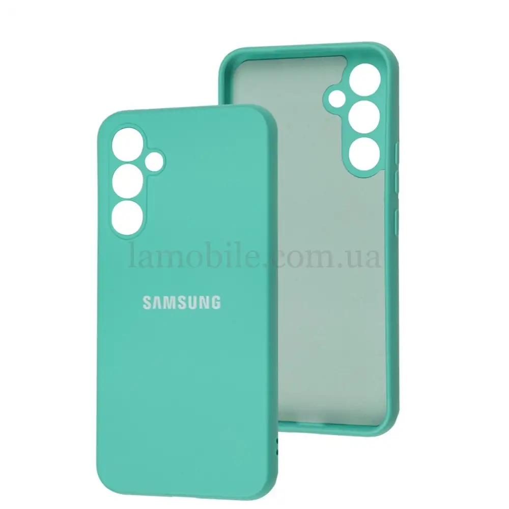 Чохол для Samsung Galaxy A54 (A546) Full camera бірюзовий / marine green