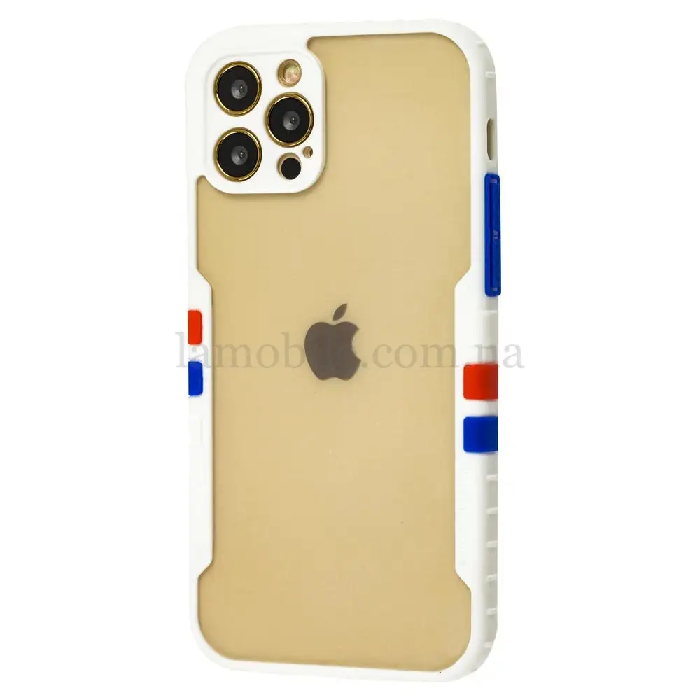 Чехол для iPhone 12 Pro Armor clear белый