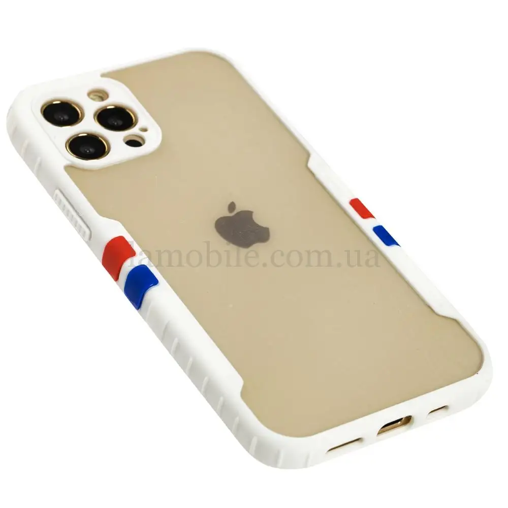 Чехол для iPhone 12 Pro Armor clear белый
