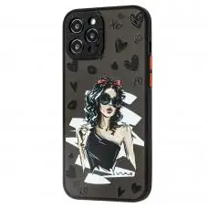 Чехол для iPhone 12 Pro Max Wave Cartoon little black dress