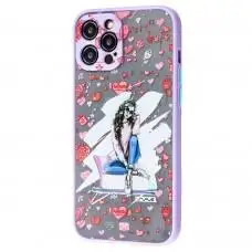 Чехол для iPhone 12 Pro Max Wave Cartoon heart overload