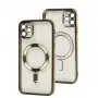 Чохол для iPhone 11 Berlia MagSafe gold