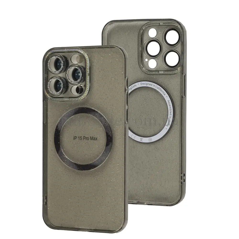 Чохол для iPhone 15 Pro Berlia Dazzling Gradient MagSafe black