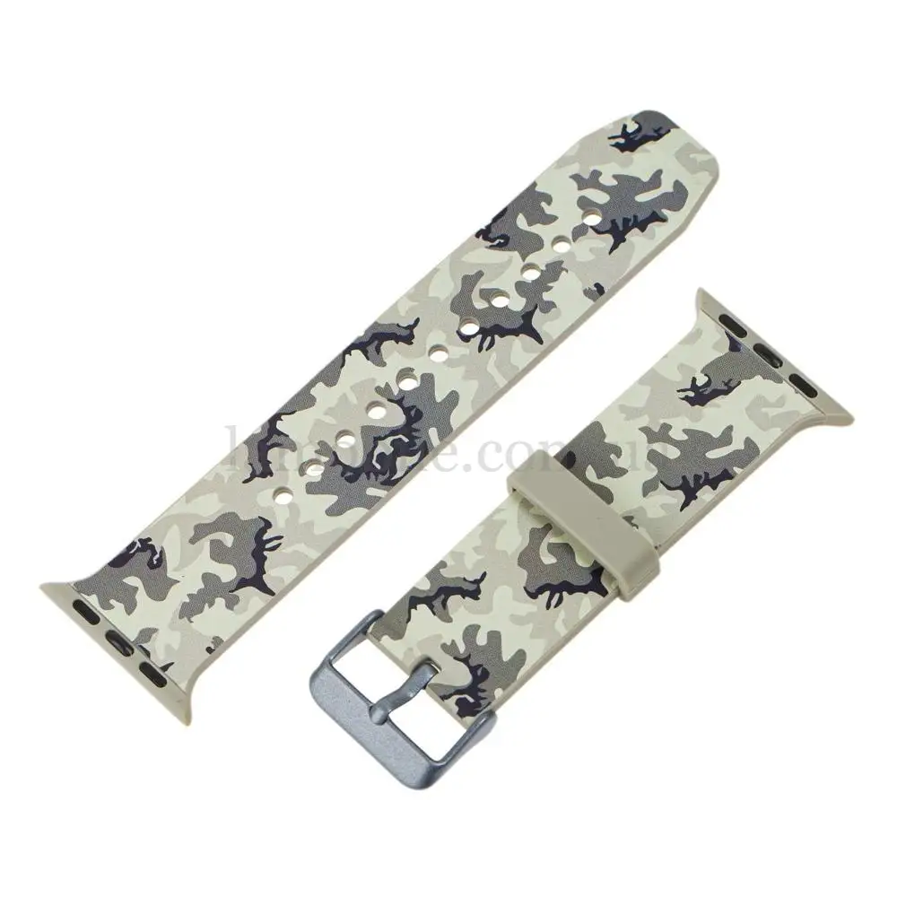 Ремешок Geometry style для Apple Watch 42mm / 44mm khaki gray  