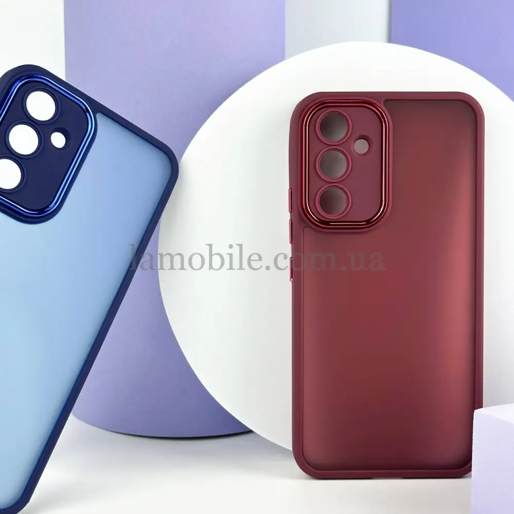 Чохол для Xiaomi Redmi Note 13 Pro 4G / Poco M6 Pro 4G Luxury Metal Lens марсала