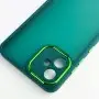 Чохол для Xiaomi Redmi Note 13 Pro 4G / Poco M6 Pro 4G Luxury Metal Lens марсала