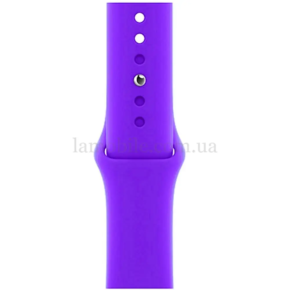 Ремешок для Apple Watch 38 / 40mm 110mm Silicone One-Piece фиолетовый 