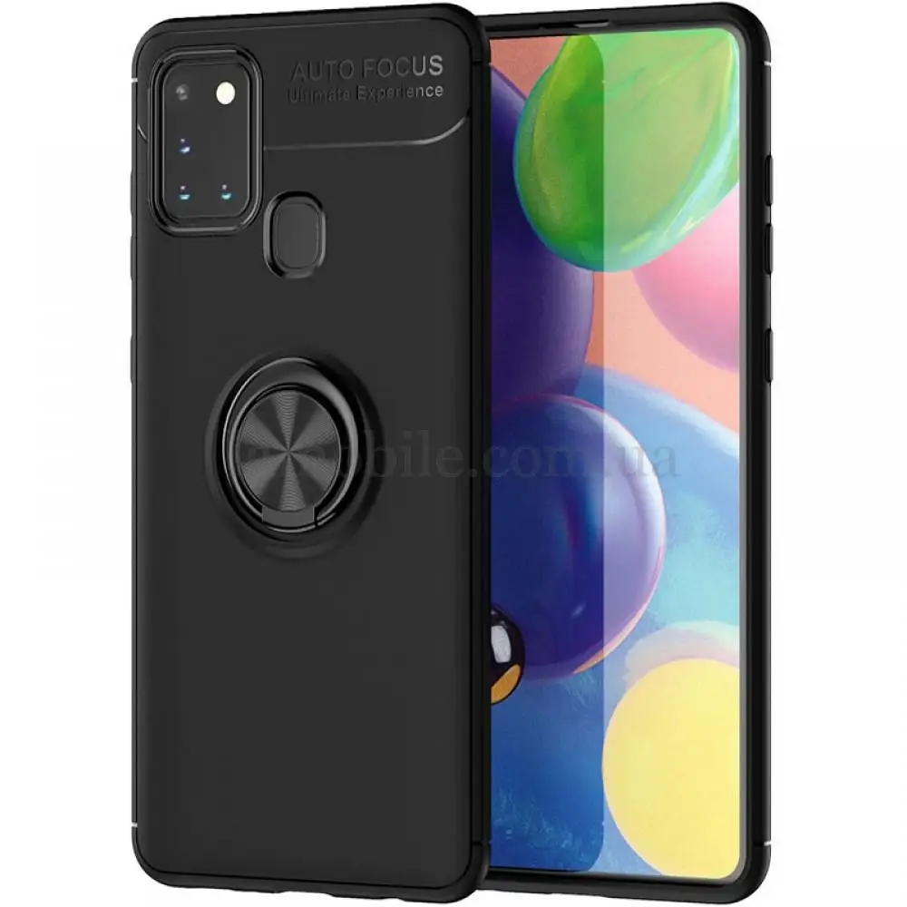 Чохол для Samsung Galaxy A21s (A217) Deen під магнітний тримач чорний