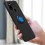 Чехол для Samsung Galaxy A21s (A217) Deen под магнитный держатель черный / синий