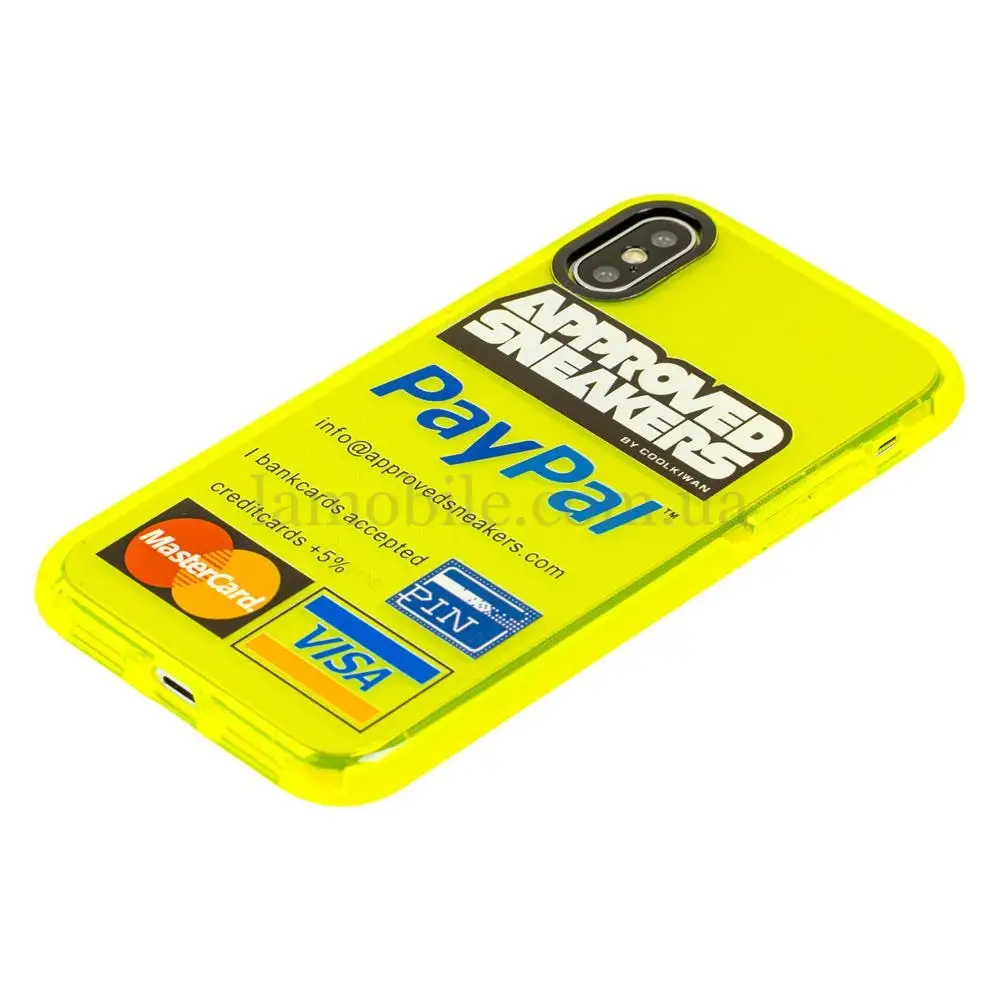 Чехол для iPhone Xs Max Neon print PayPal