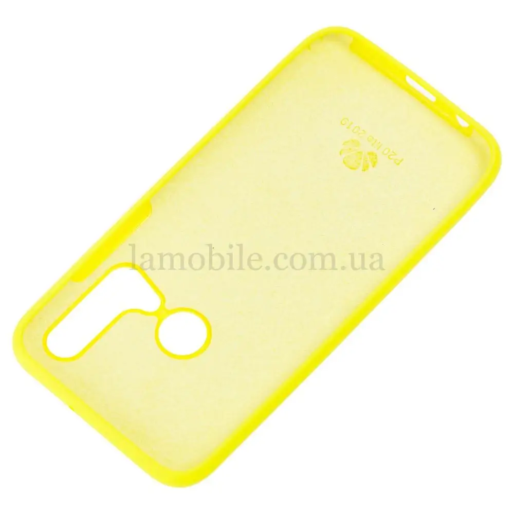 Чохол для Huawei P20 Lite 2019 Silicone Full лимонний