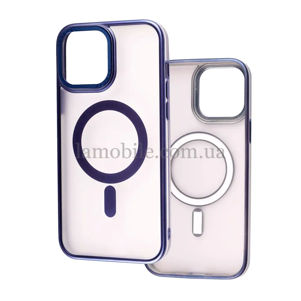 Чохол для iPhone 12 / 12 Pro Proove Blur MagSafe midnight blue