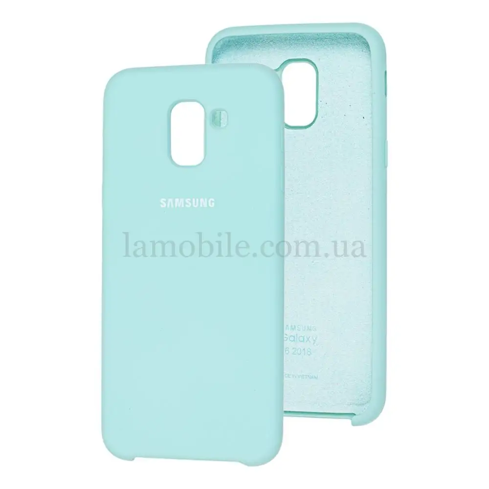 Чехол для Samsung Galaxy J6 2018 (J600) Silky бирюзовый 