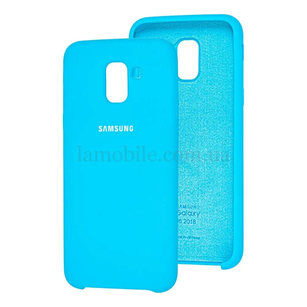 Чехол для Samsung Galaxy J6 2018 (J600) Silky голубой 