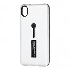 Чехол для Xiaomi Redmi 7A Kickstand серебристый