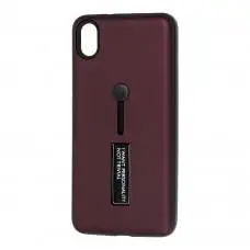 Чехол для Xiaomi Redmi 7A Kickstand бордовый