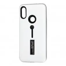 Чехол для Xiaomi Redmi Note 7 Kickstand серебристый