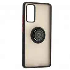Чехол для Samsung Galaxy S20 FE (G780) / S20 Lite LikGus Edging Ring черный / красный