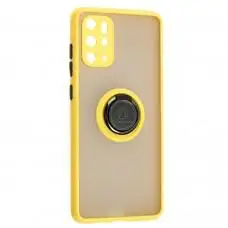Чехол для Samsung Galaxy S20+ (G985) LikGus Edging Ring желтый