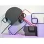 Чехол для iPhone 13 Pro Shadow Matte Metal Buttons серый