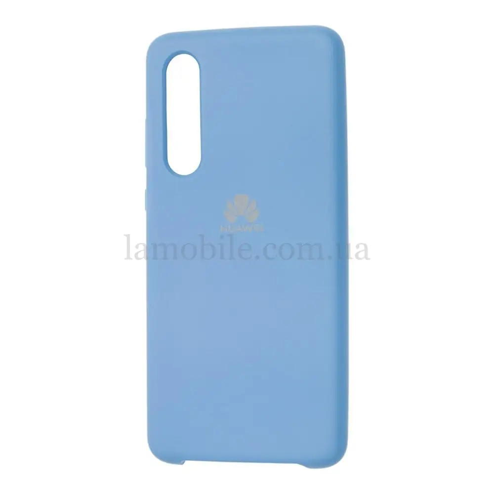 Чехол для Huawei P30 Silky Soft Touch "синий кобальт"