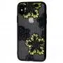Чехол Luoya New для iPhone X / Xs soft touch желтые цветы