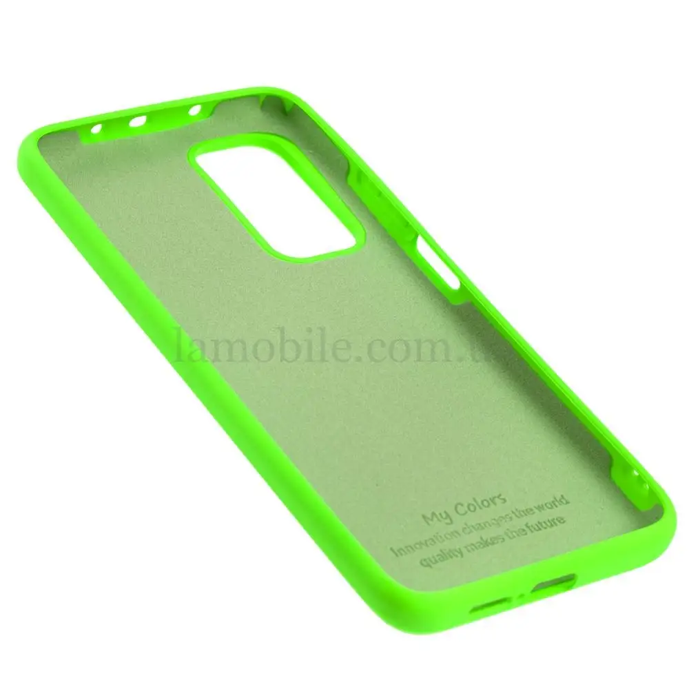 Чехол для Xiaomi Mi 10T Silicone Full салатовый / neon green