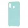 Чехол для Samsung Galaxy A20 / A30 Silky Soft Touch бирюзовый