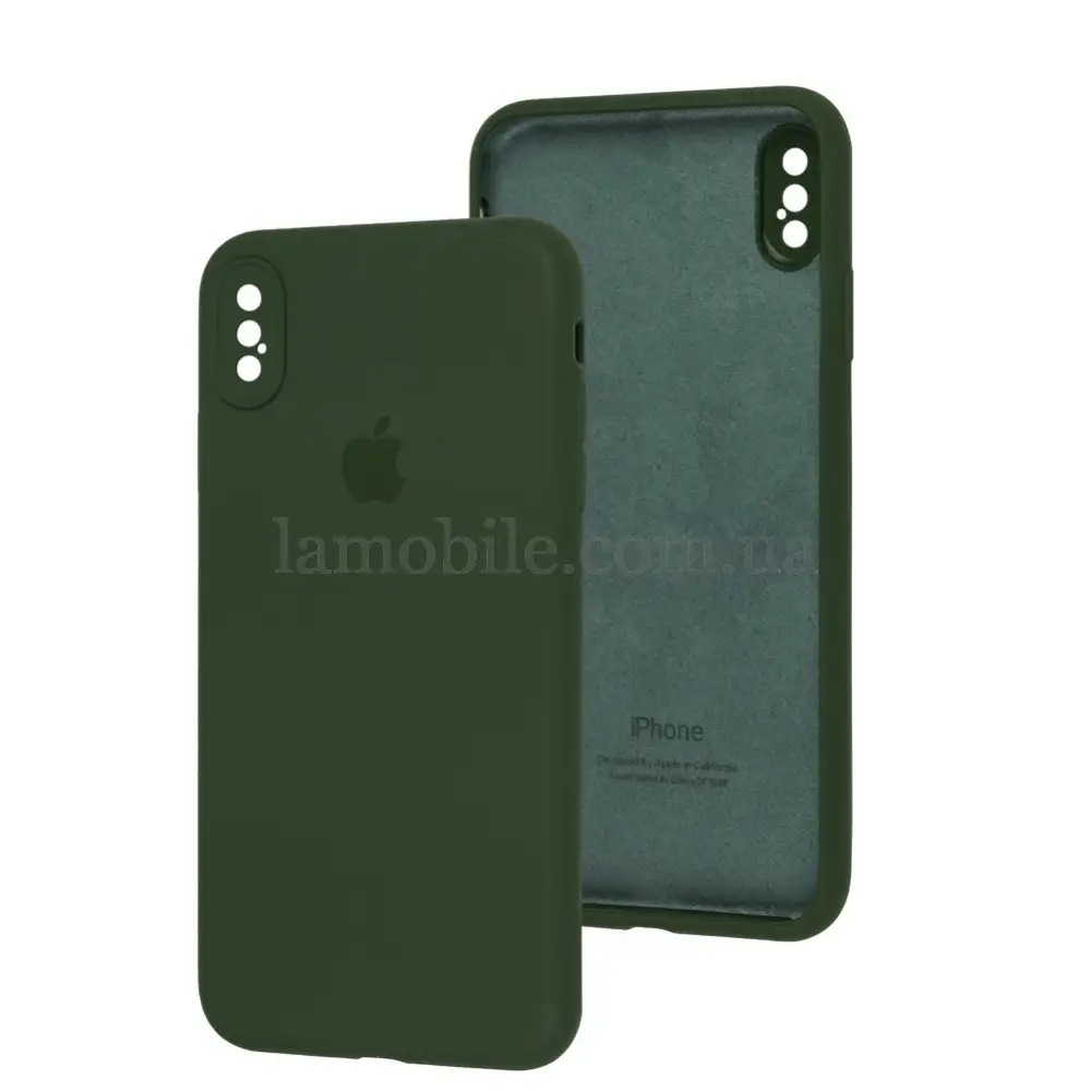 Чехол для iPhone Xs Max Slim Full camera pine green