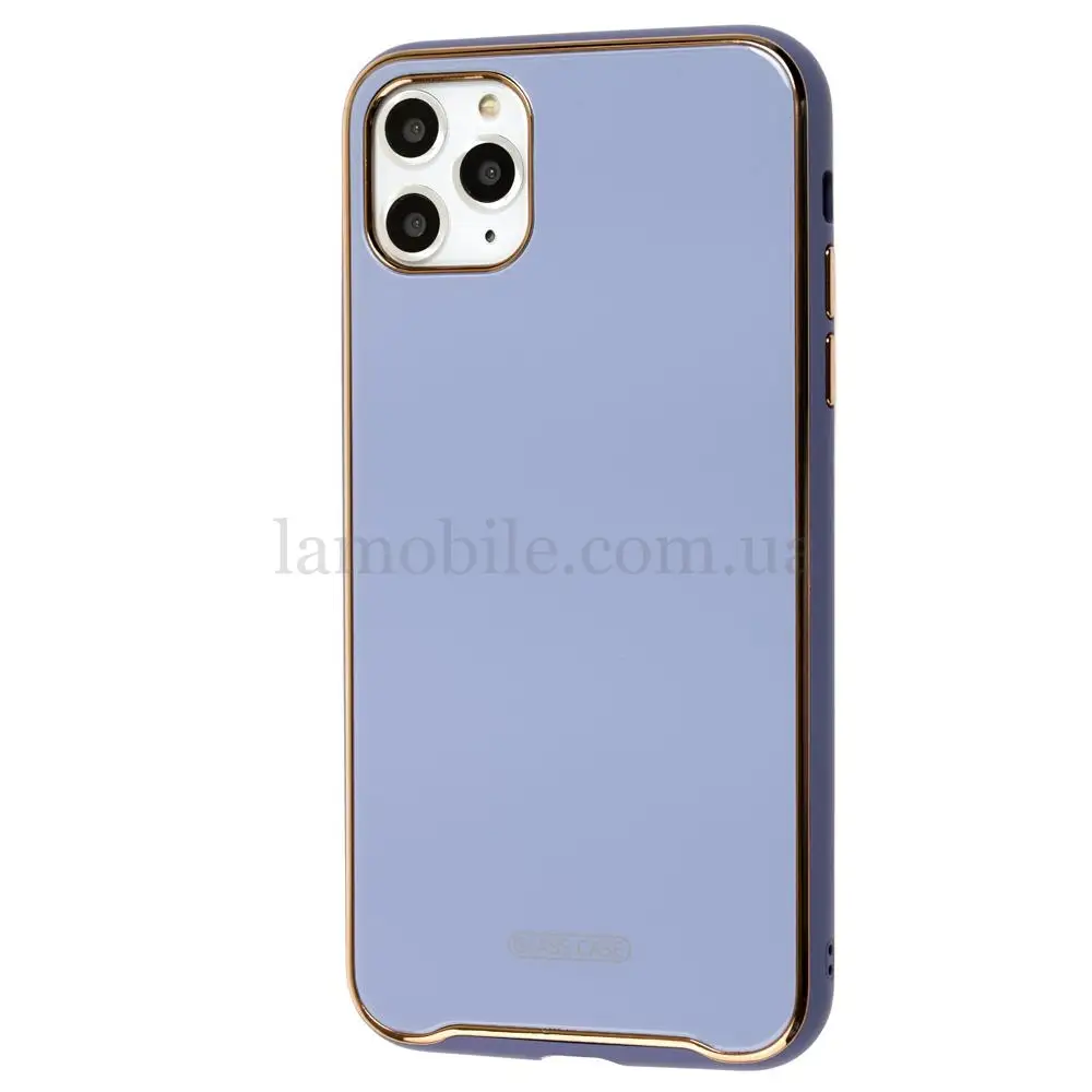 Чохол для iPhone 11 Pro Max Glass Premium бузковий