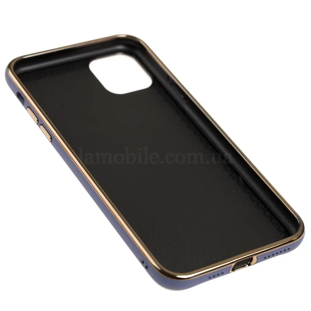 Чохол для iPhone 11 Pro Max Glass Premium бузковий