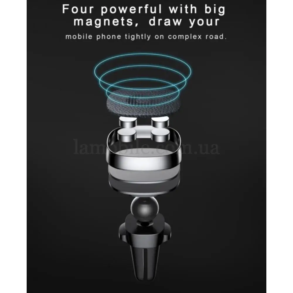 Автотримач holder Baseus Privity Magnetic Air Vent чорний