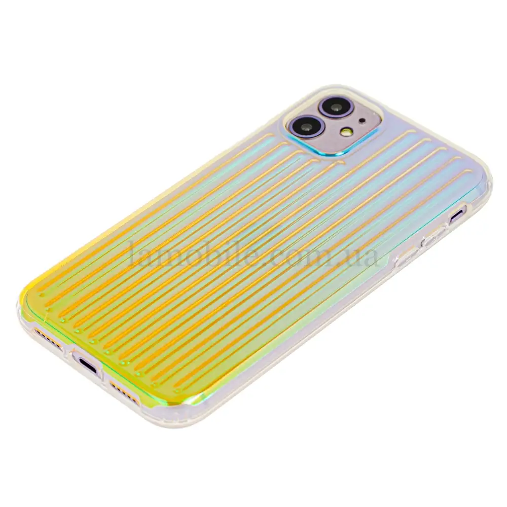 Чохол для iPhone 11 Gradient Laser жовтий