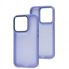 Чохол для iPhone 14 Pro Metal Bezel лавандовий