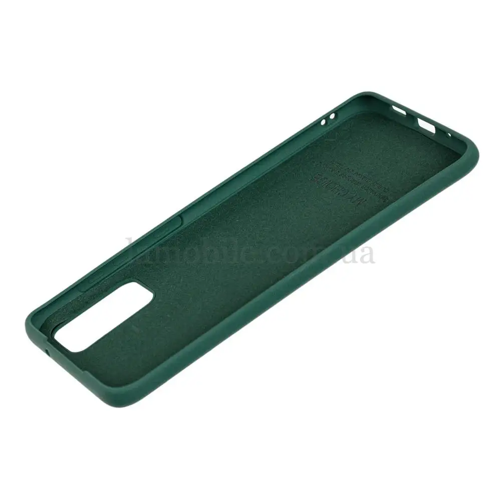 Чехол для Samsung Galaxy S20+ (G985) Silicone Full темно-зеленый 
