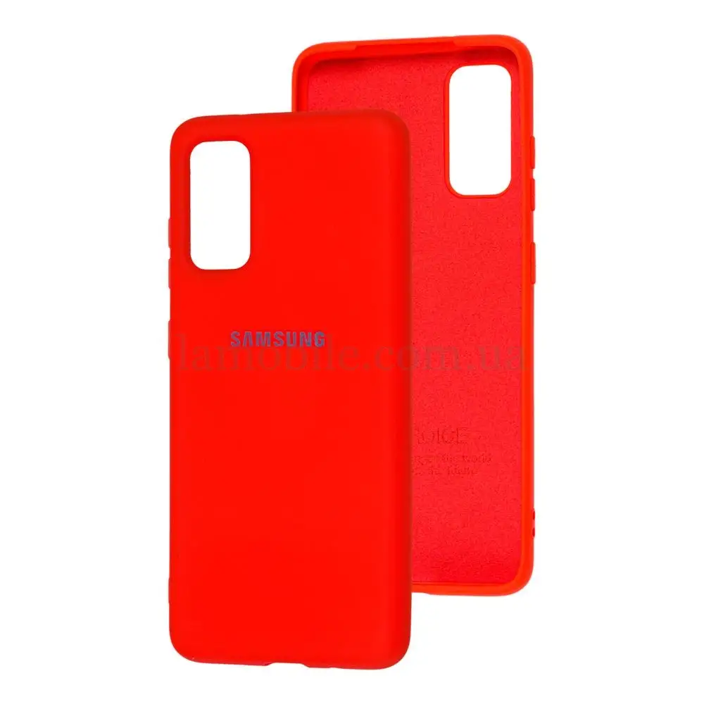 Чохол для Samsung Galaxy S20 (G980) Silicone Full червоний